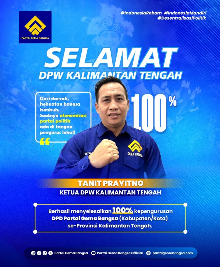 Kalteng 100% DPD